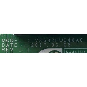 MAIN FUENTE PARA TV SAMSUNG / NUMERO DE PARTE 3200210347050AE / V3S32HU048A0 / MODELO UN32J4001AFXZA BZ01 / UN32J4000CFXZA 